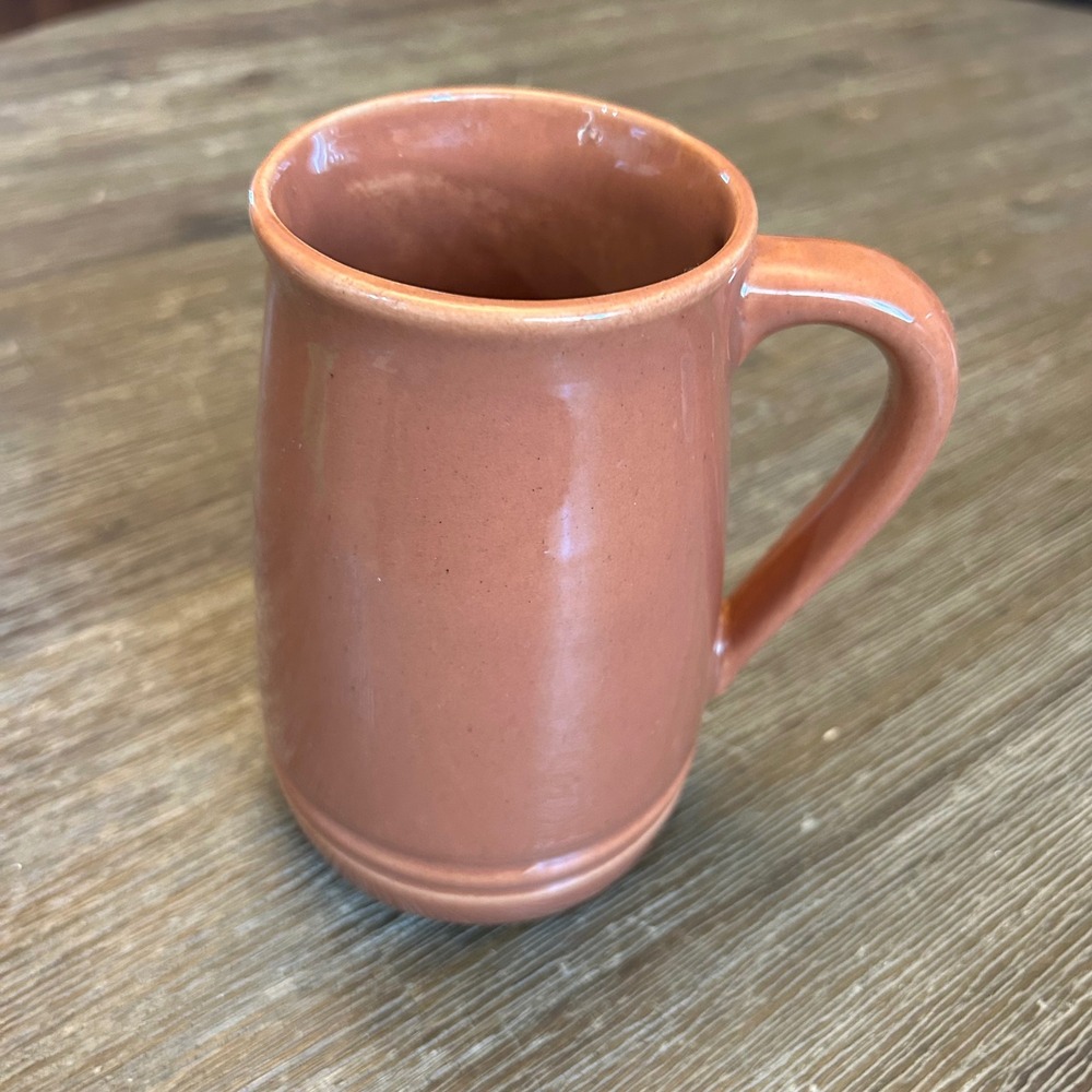 Vintage Royal Haeger USA Pottery Mug Brown Glaze Large 6" Tall Ceramic Cup